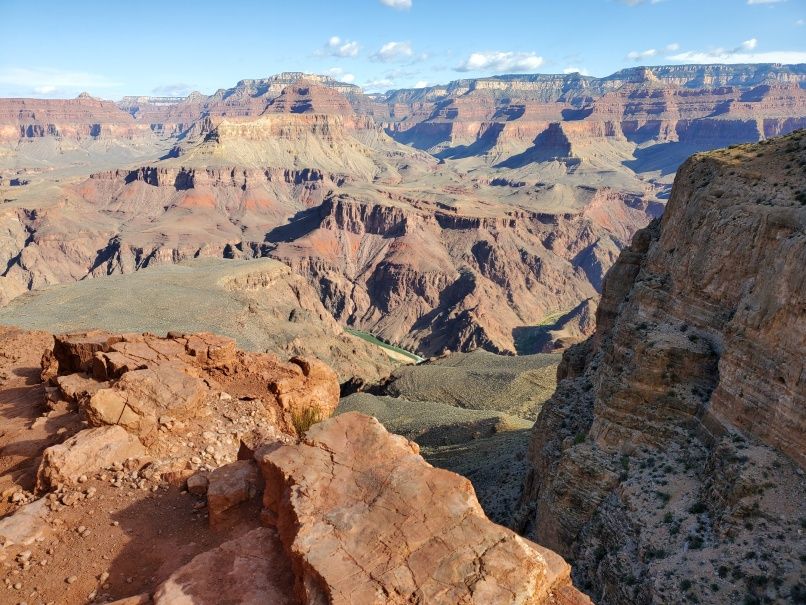 First glimpse of the Colorado River