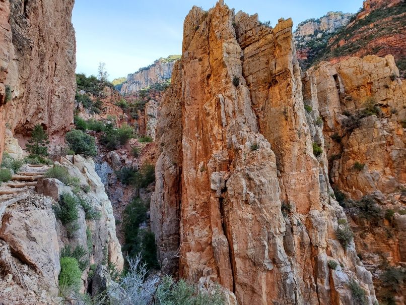 Towering Rock on the No. Kaibab Trail