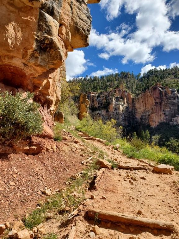 Interesting rock formations in the Coconino