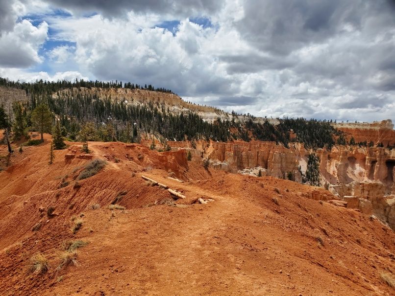 Red Earth and Hoodoos near Rainbow Pt